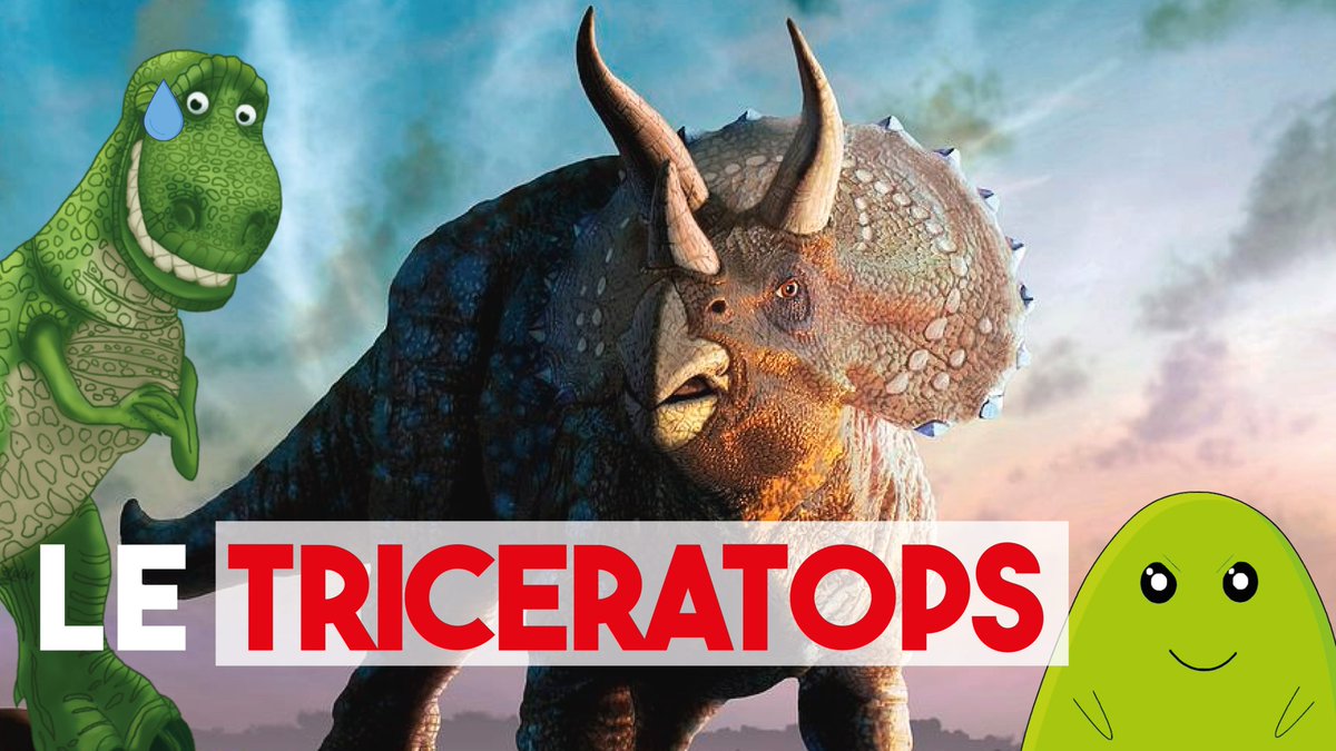 youtu.be/bDjsan4s8dI Nouvelle blobidéo consacrée au Triceratops ! + de 4000 abonnés et presque 20 000 vues sur la dernière vidéo : ça grimpe ça grimpe !