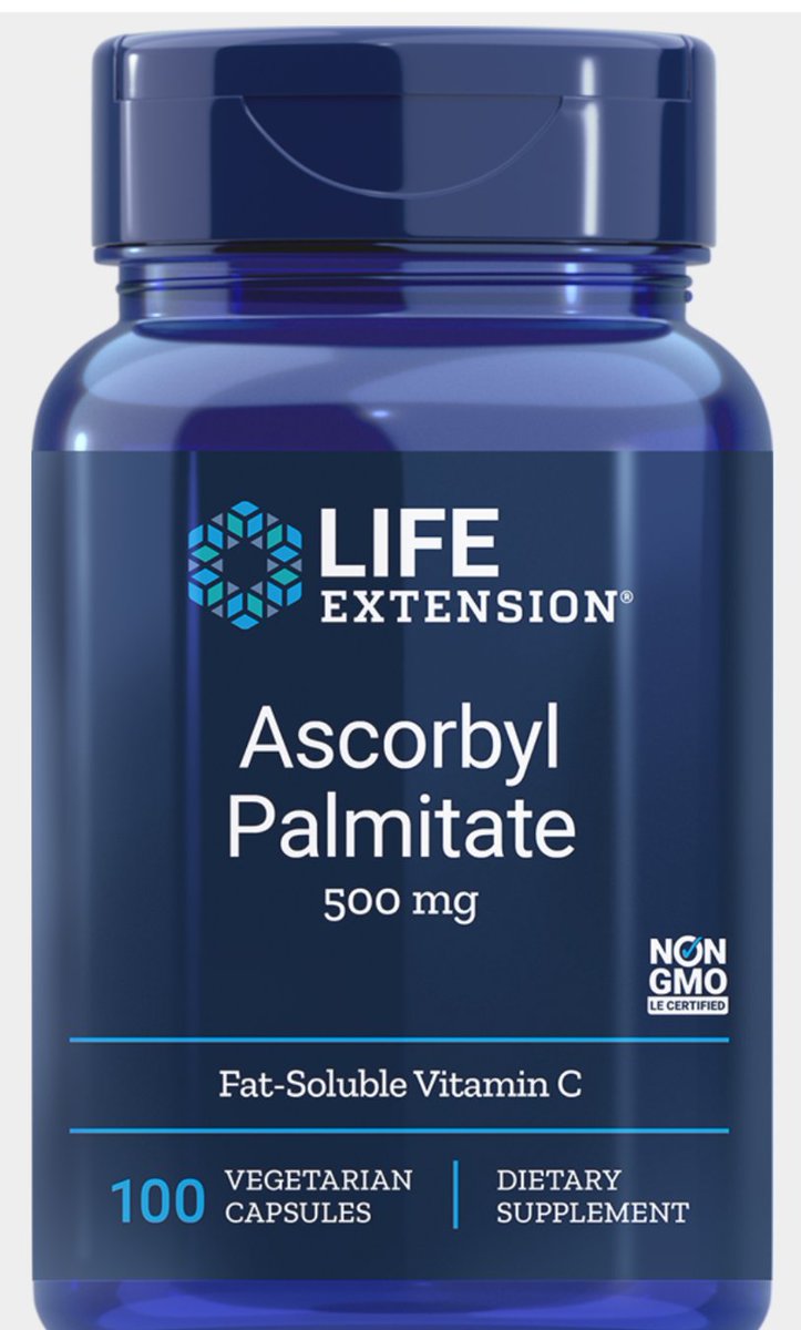 Profess74594777's tweet photo. "Unlock the power of antioxidants with Life Extension Ascorbyl Palmitate! 💪 Experience 500 mg of this potent nutrient in 100 vegetarian capsules. Enhance collagen, support immunity, and promote overall wellness. Take charge of your health today! #LifeExtension #Antioxidants https://t.co/NgfcSKjREf