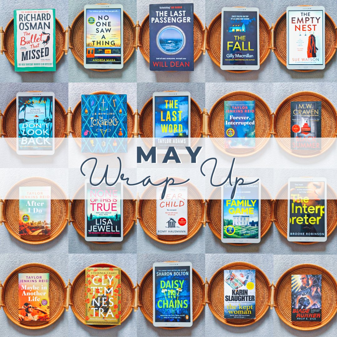 charlzmorris's tweet photo. 🖤 May Reading Wrap Up🖤
I (somehow) read 27 books in May. My favourites were #AfterIDo by TJR, #Clytemenstra by @costanzacasati, #TheLastPassenger by @willrdean and #NoneOfThisIsTrue by @lisajewelluk
Read more here: https://t.co/ooKghTNCXn #booktwitter #booktwt https://t.co/oYT8s6W7x5