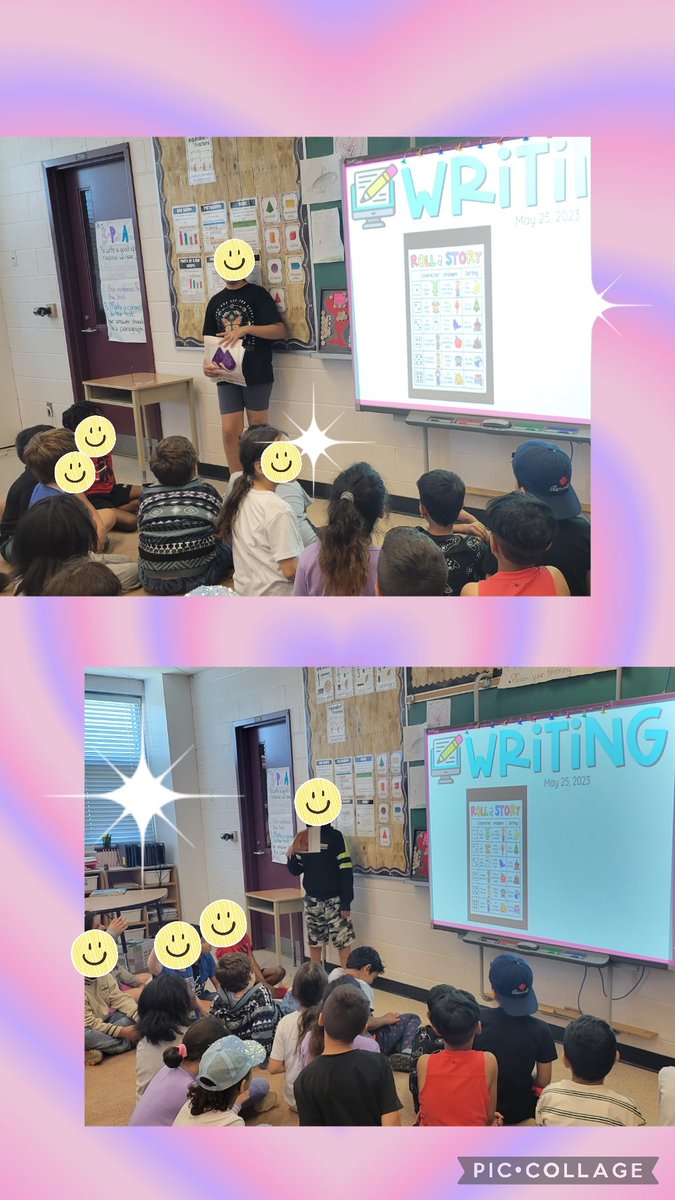 Current Grade 4s teaching future Grade 4s about the story writing process, brainstorming,drafting, editing, revising, and publishing. Thank you <a href="/Ms_MarquisTVDSB/">Allison Marquis</a> for lending us your expert wriers! <a href="/AshleyOaksPS/">Ashley Oaks PS</a> we work together, and we help each other grow 💜