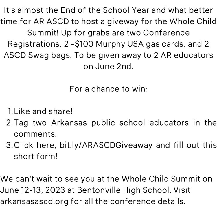 Win a conference registration to the <a href="/arkansasascd/">Arkansas ASCD</a> Whole Child Summit! See photos to win!!!!!!!! #AASCD23 #WholeChildSummit