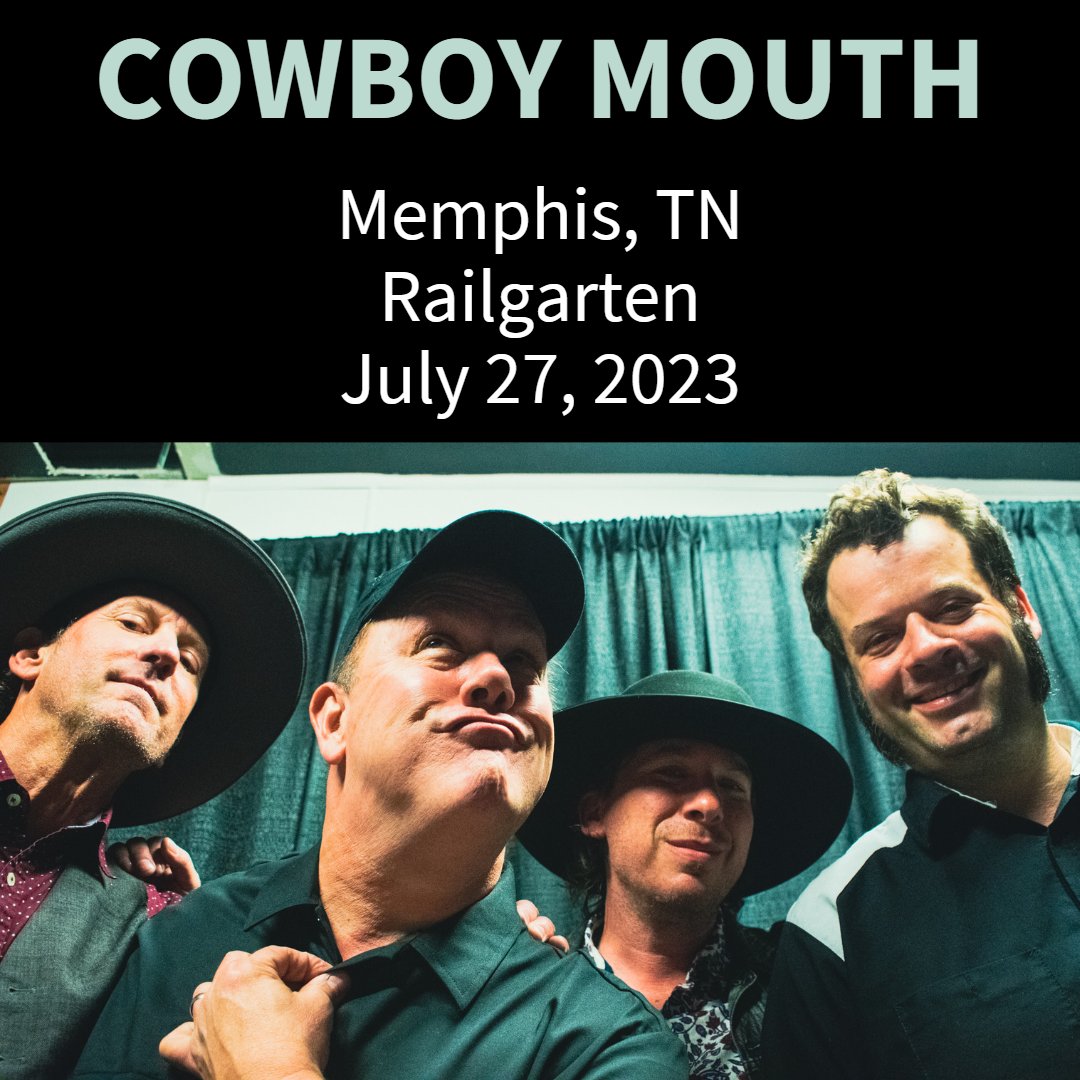 Memphis, TN July 27, 2023 @railgarten Tickets: vist.ly/4sig