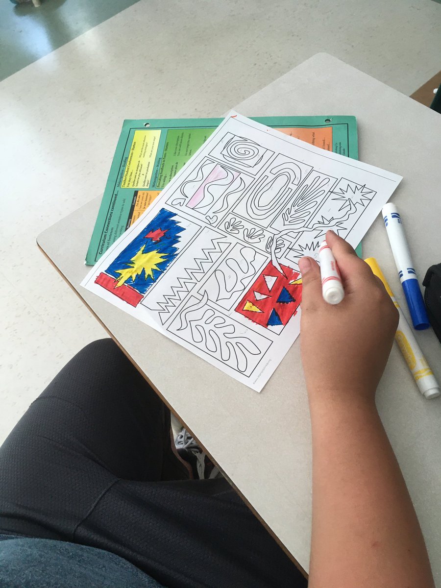 MrPoutineMPB's tweet image. Les couleurs vives de Henri Matisse @MPaulBaxterOCSB @ocsbArts @ocsbBonjour