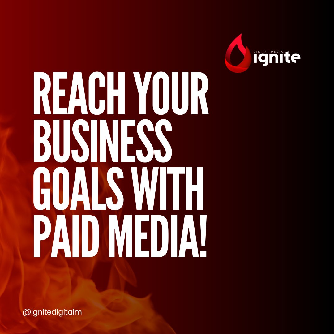 IgniteDigitalM's tweet photo. Would you like your social media to reach more people and get better results? 🔥🚀 

At Ignite, we're ready to help you with our Paid Media services.   Contact us today to get started! 📈   

#IgniteDigitalMedia #PaidMedia #SocialMediaMarketing #MarketingAgency https://t.co/oryPSbsppH