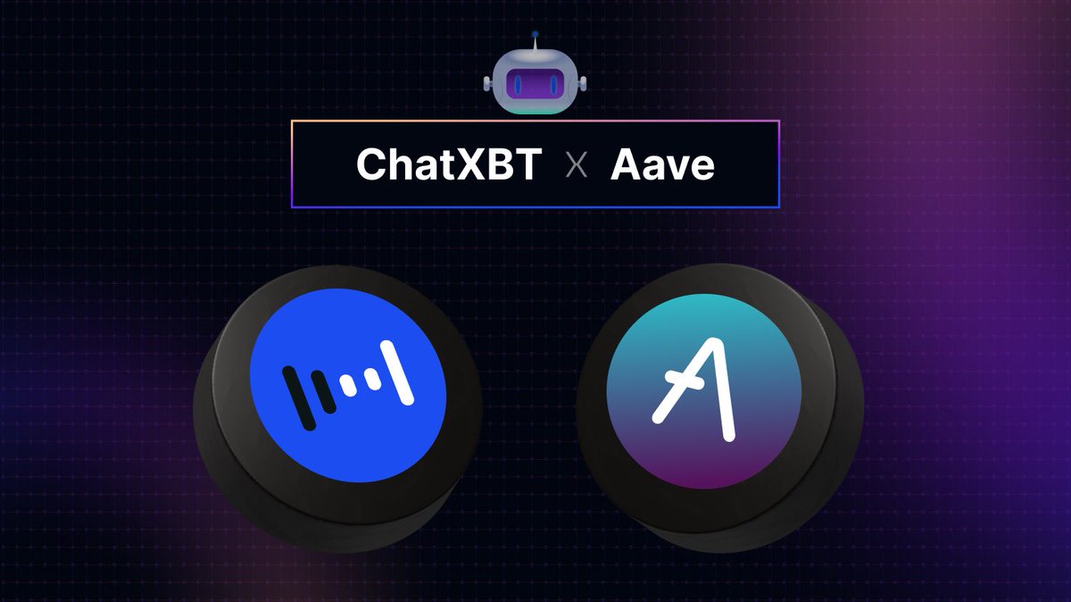 ChatXBT_AI's tweet photo. Another one👌

We are integrating @AaveAave one of the leading defi lending protocols in web3 to better enhance your experience using the most advanced AI tools today.
Sign up for our closed early access to try it out via link in bio!

#Chatfi #AI https://t.co/ceRDuNkYcr