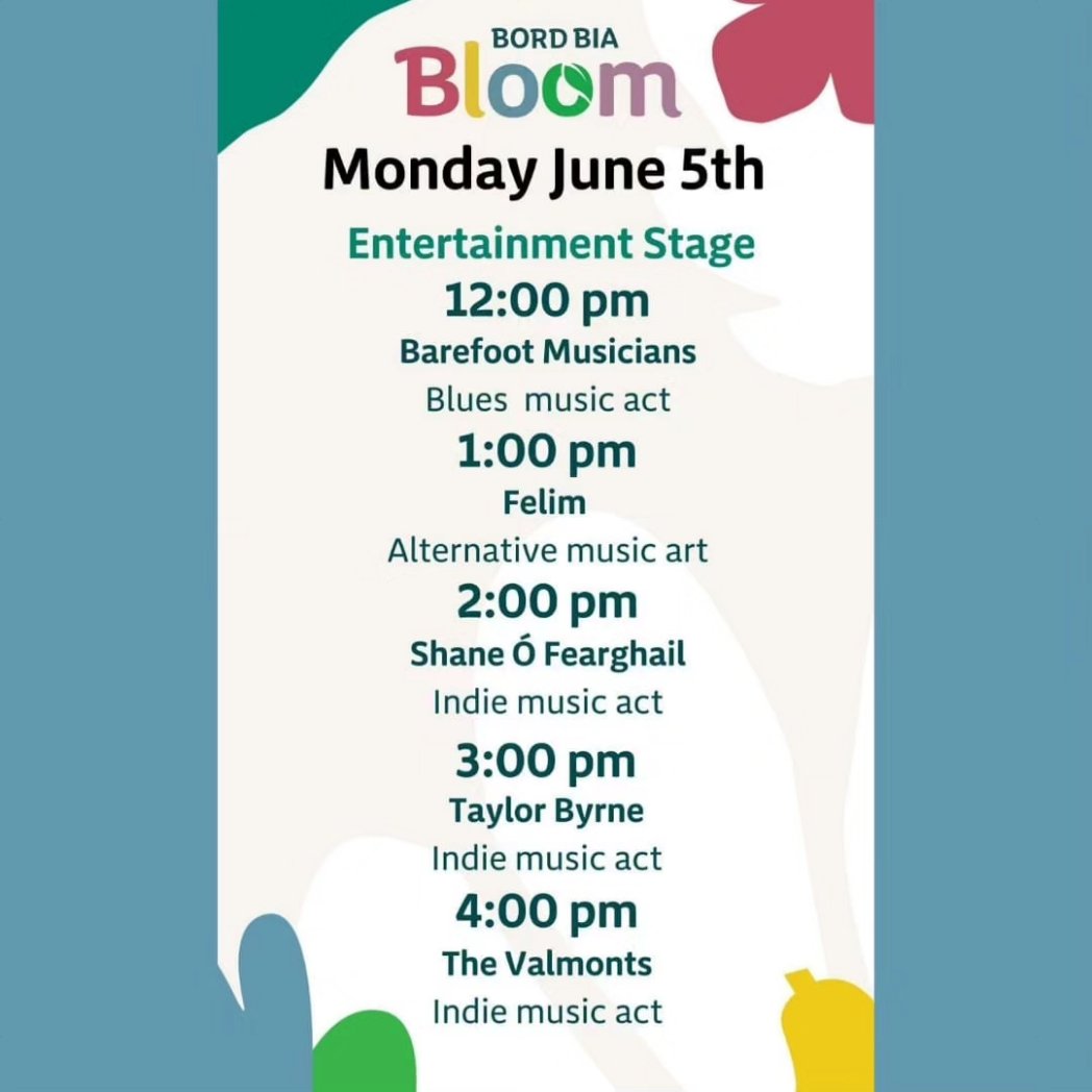 Get your antihistamines and nasal sprays ready! We're gonna be closing Bloom Festival on the @youbloom stage at 4pm June 5th 

Grab your tickets from their website ❤️

📷: Niamh Barry