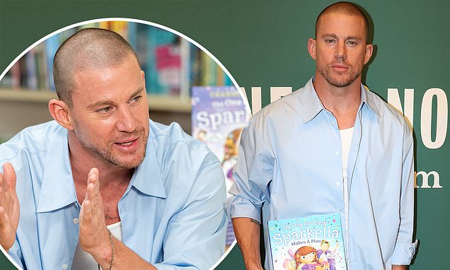 Channing Tatum reveals who inspired his third Sparkella children's book which is about lying