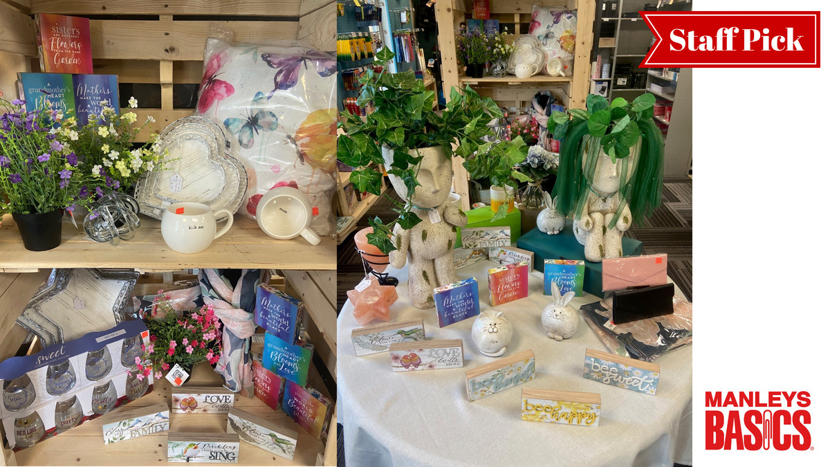 Staff Pick! Our wonderful purchaser Darlene has been with us for 13 years! Darlene's favourite product from Manley's is giftware. Manley's has a wide selection of giftware perfect for all occasions. Come explore our captivating collection today.