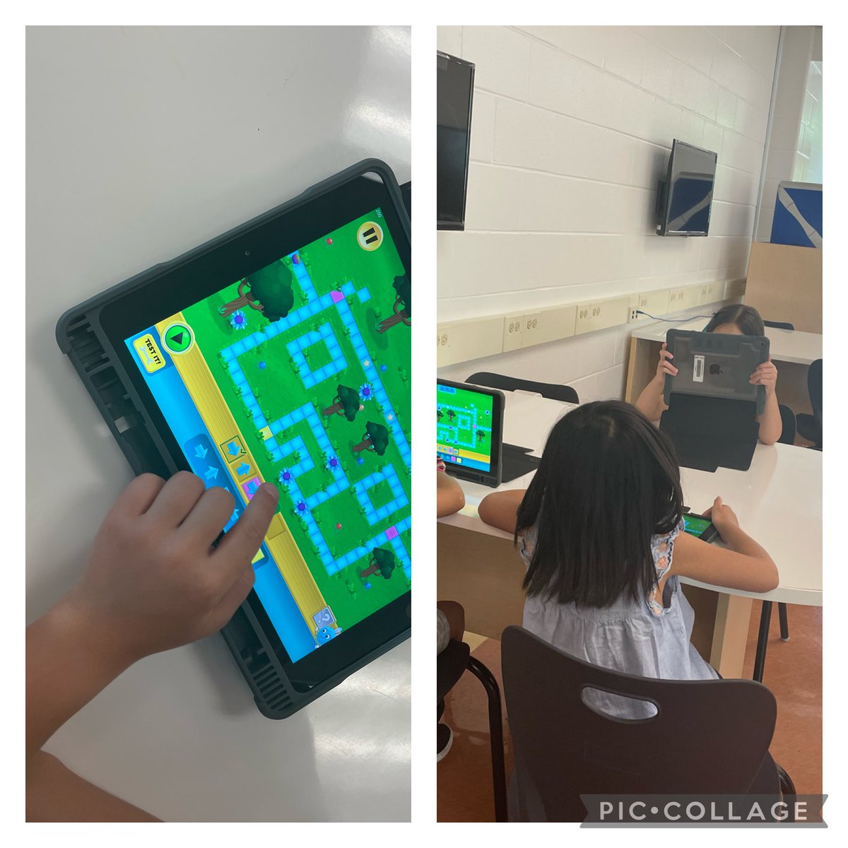 dcolafella's tweet photo. Our grade ones showed lots of great problem solving skills as they worked through their coding activities. ⁦@StJeromeCES⁩ https://t.co/Tiiohnj9gd
