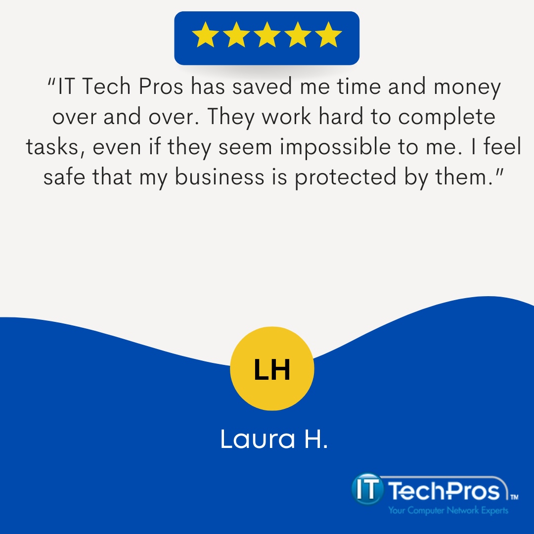 ITTechProsInc's tweet photo. ⭐⭐⭐⭐⭐
"IT Tech Pros has saved me time and money over and over. They work hard to complete tasks, even if they seem impossible to me. I feel safe that my business is protected by them." —Laura H.

💻 https://t.co/xynhJtp6Gn
☎️Call us at 760-762-8309

.
.
.
#ManagedService... https://t.co/MQiqQViNGn