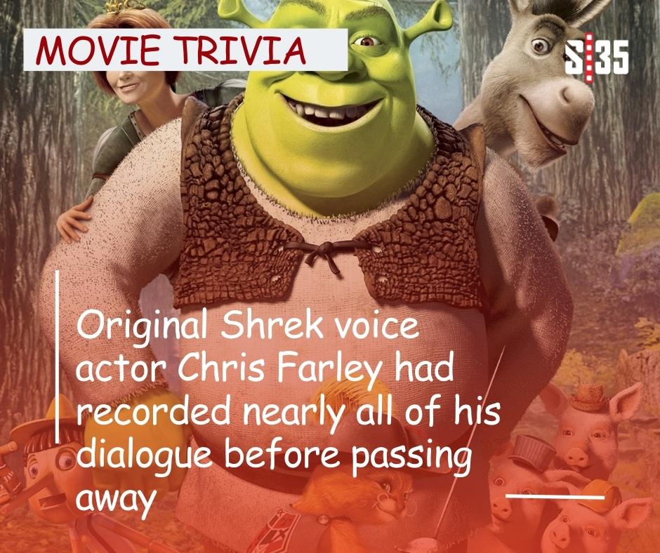 Did you know?🤔

#movietrivia #trivia #shrek #chrisfarley