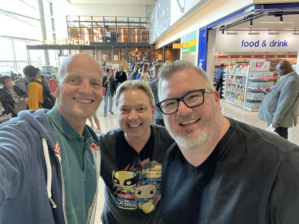 Exciting day as after all these years finally got to meet and spend some time with Tony ​⁠<a href="/lalidoloca/">La Lido Loca Cruising</a> and Don ​(Don’s Family Vacations). Both are passing through London to join a round UK cruise tomorrow. They were such a blast to catch up with!