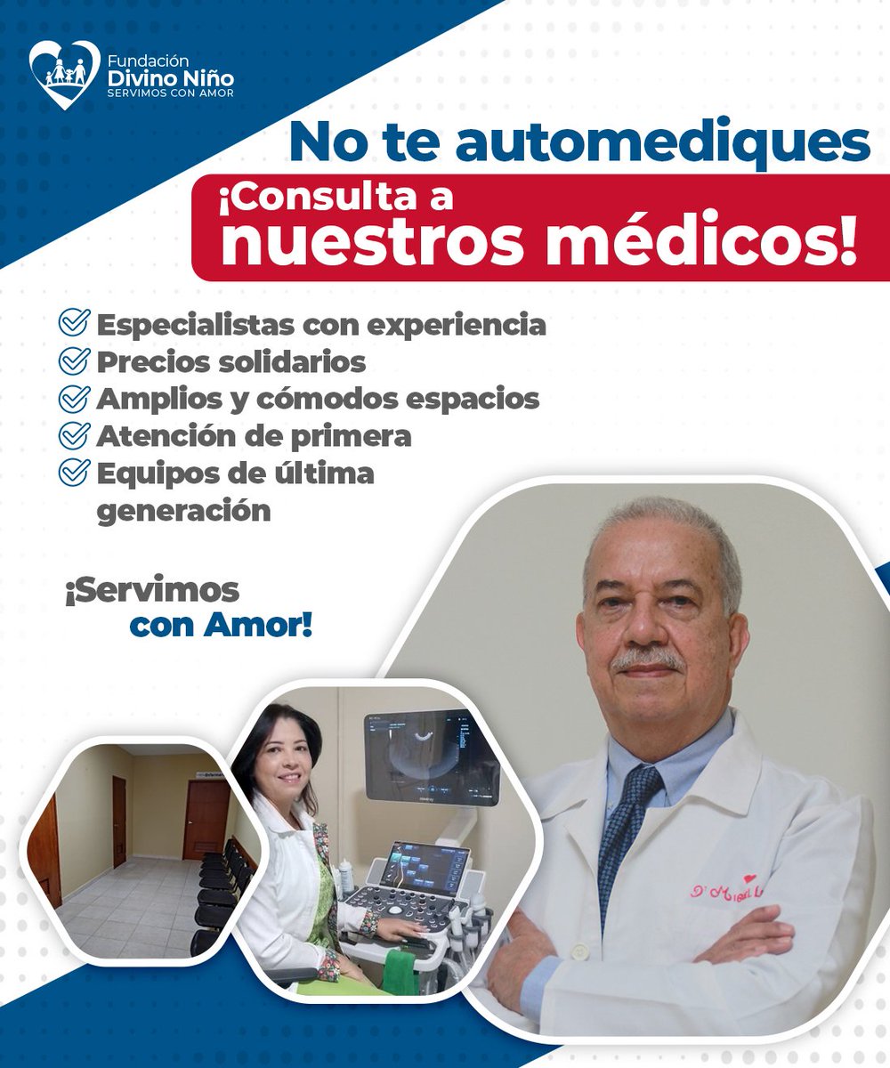 FDN_CiudadOjeda's tweet photo. ¡No te automediques, asiste a consulta!
¡Servimos con Amor! ❤️
#ciudadojeda #salud #consultasmédicas #ecogramas https://t.co/5vUgjTLBvD