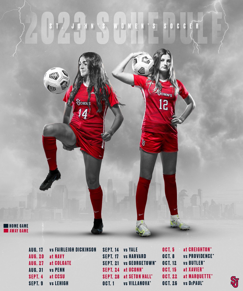 StJohnsWSoccer's tweet photo. 🚨𝟐𝟎𝟐𝟑 𝐒𝐂𝐇𝐄𝐃𝐔𝐋𝐄 𝐃𝐑𝐎𝐏🚨 https://t.co/dEE1oUrgaJ