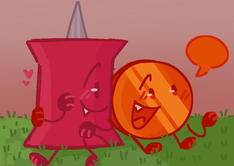 leafypin's tweet photo. // coinpin 

i have nothing else to post take these artworks i made to test out procreate more #bfdi #bfb #tpot #osc https://t.co/QV0MRXQOyZ