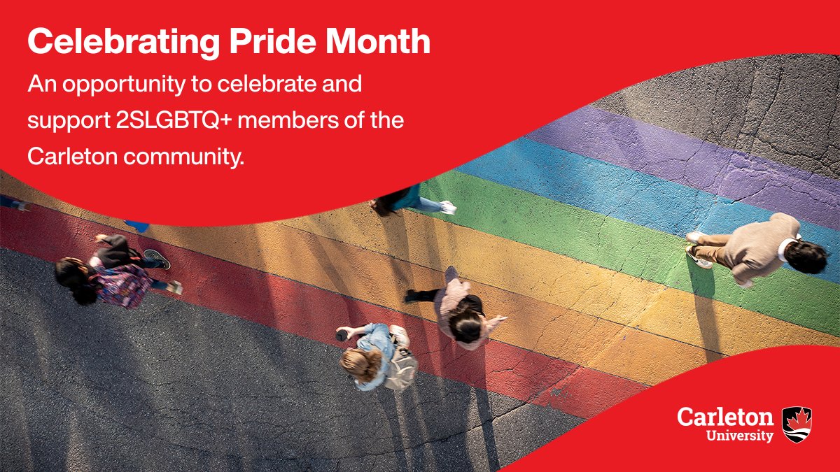 Carleton University Students (@mycarletonu) on Twitter photo June is #PrideMonth, an opportunity to celebrate and support 2SLGBTQ+ members of the Carleton community.
Learn how Carleton is striving to support greater inclusion throughout all areas of campus life. newsroom.carleton.ca/celebrating-pr… June is #PrideMonth, an opportunity to celebrate and support 2SLGBTQ+ members of the Carleton community.
Learn how Carleton is striving to support greater inclusion throughout all areas of campus life. newsroom.carleton.ca/celebrating-pr…