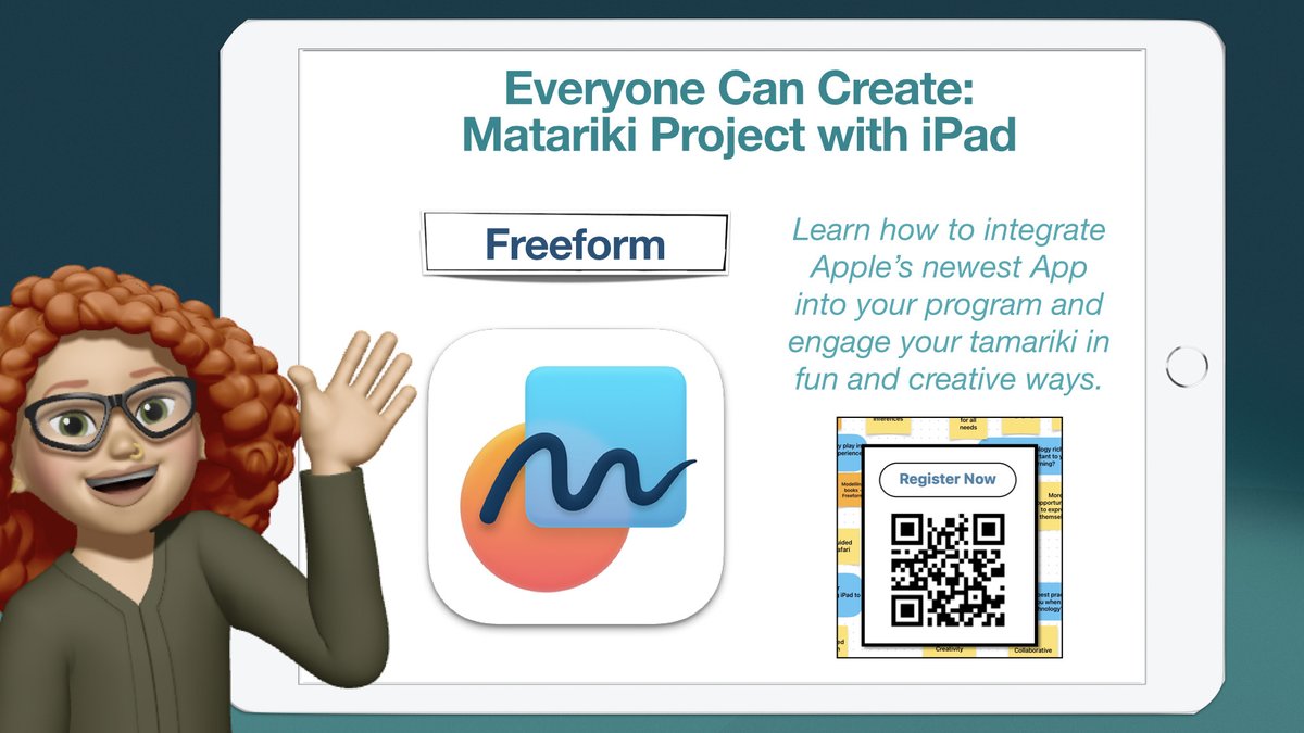 Calling all NZ kaiako and iPad enthusiasts! Our Matariki project series (over 4 weekly sessions)  starts today with <a href="/f_fausett/">Trudi Fausett</a> taking on us on a journey of discovery with #Freeform.  Recordings available if you miss a session - but you need to register: apple.co/matariki