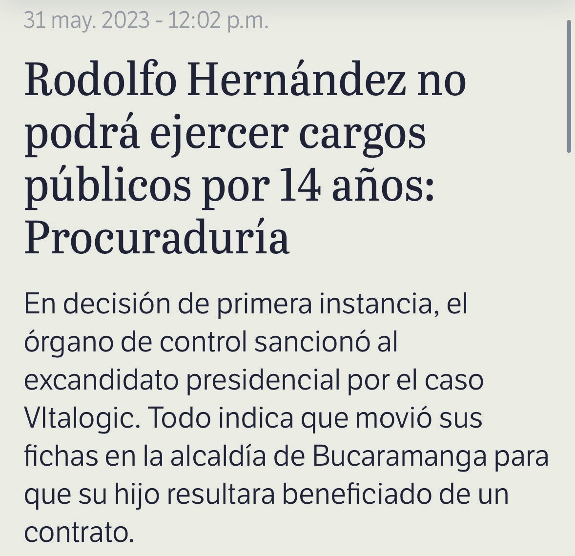 ghitis's tweet photo. Qué dolor tan grande haber tenido que votar por esta lacra esperando que no llegara al poder uno peor. https://t.co/2wGt3vri1w