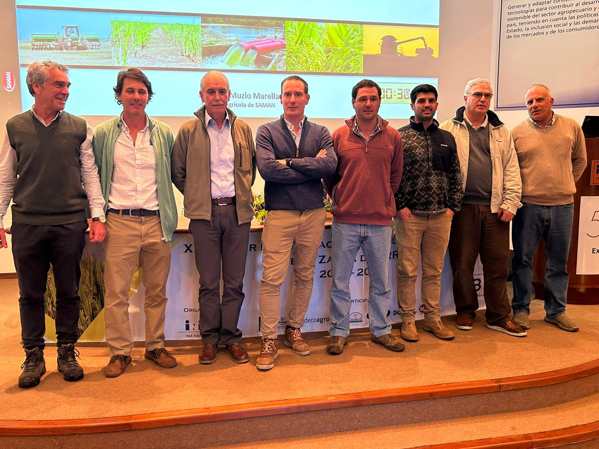 Ahora en INIA Treinta y Tres: XIX Taller de evaluación zafra de Arroz. Comparten sus resultados los molinos: Adecoagro, Arrozal 33, Casarone, Coopar, Dambo, Saman.