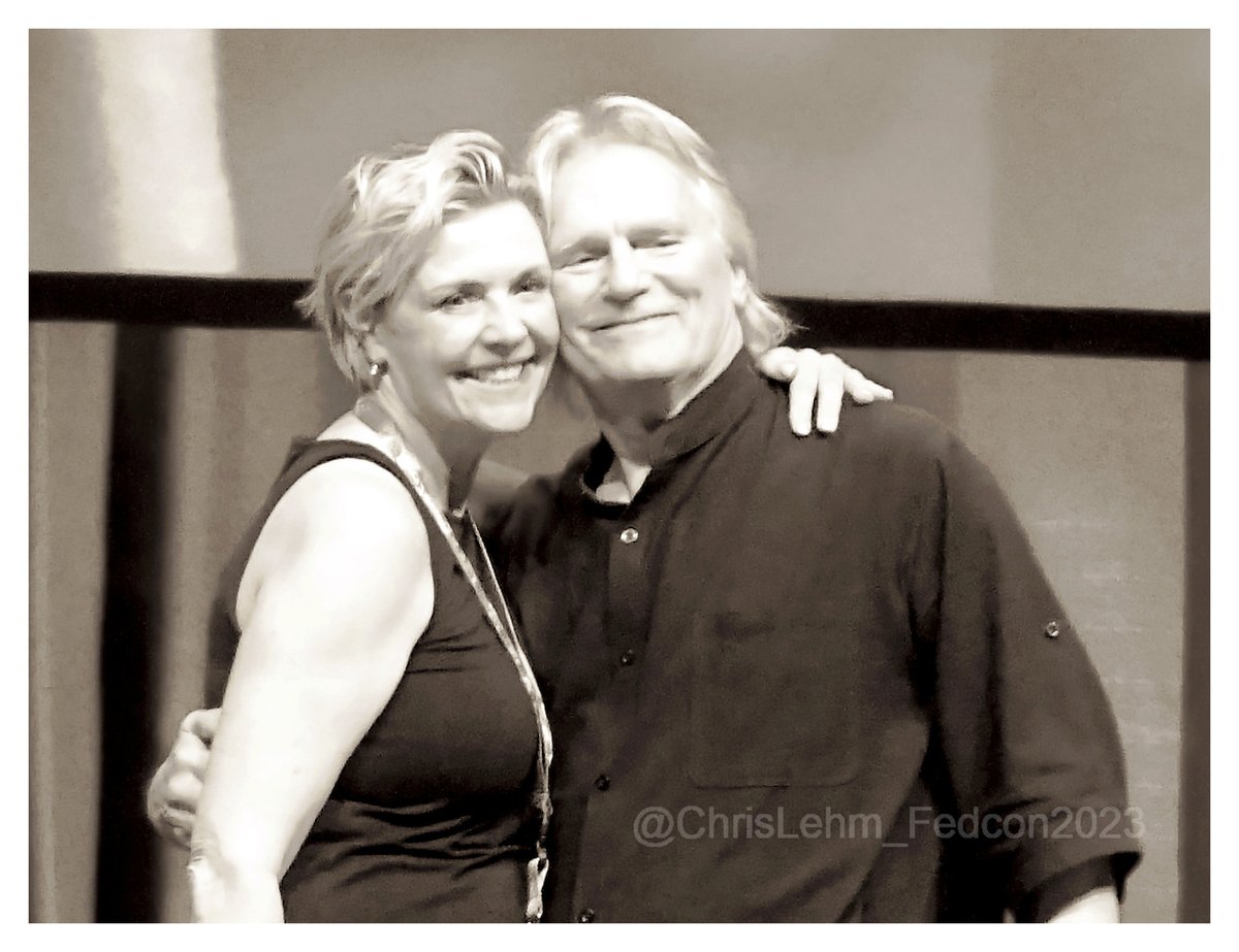 Amanda Tapping and Richard Dean Anderson 
#Fedcon #Stargate