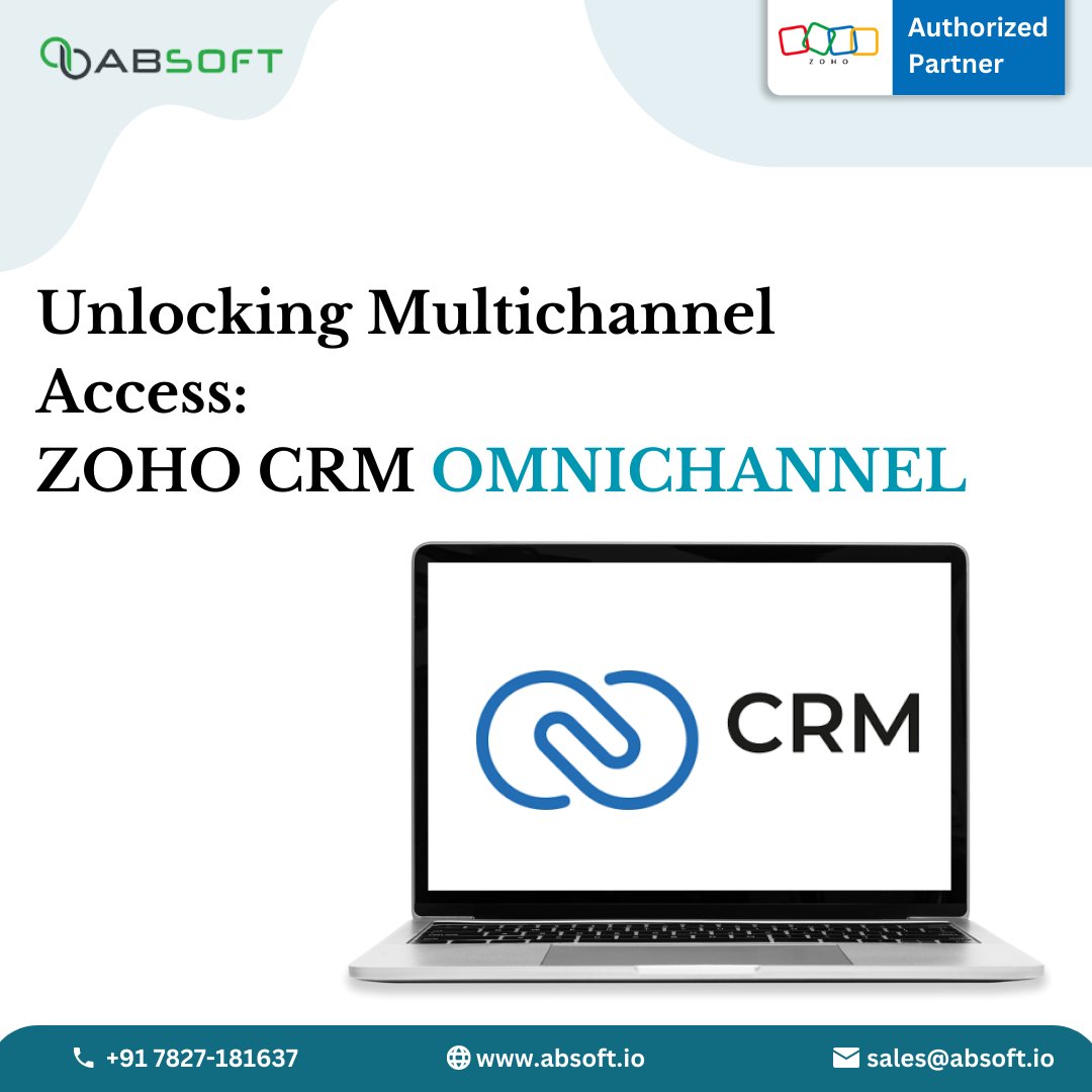 Elevate your customer engagement game to new heights with ZOHO CRM Omnichannel. Seamlessly integrate multiple communication channels into your CRM platform, ensuring a unified and exceptional customer experience. 🚀🌟

#zohopartnerindia #ZohoCRMOmnichannels