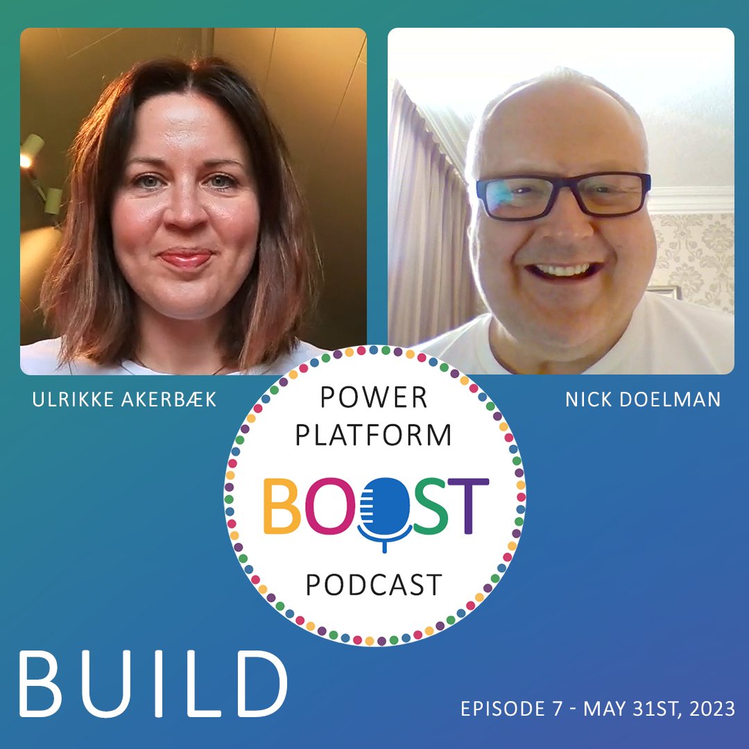Looking for a podcast to update you on the latest news and announcements from Microsoft BUILD last week? Look no further! 
Listen: buff.ly/43erLcJ 
#msbuild #technews #powerplatform #dataverse #procodelowcodeunite  
#lowcode #poweraddicts #mvpbuzz #technology #podcast