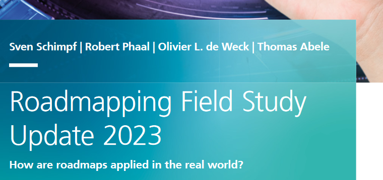 svenschimpf's tweet photo. Finally! 
We published our update of the ROADMAPPING FIELD STUDY. How do organizations apply #Roadmapping in the real world? 
Answers can be found here: https://t.co/rTj3msC9Y7 https://t.co/vn1CIw1K4b