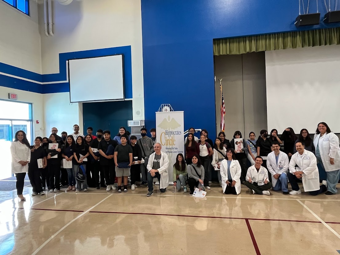 KPOCThrive's tweet photo. Congratulations to the 2023 graduates of our #HippocratesCircle program! For the past 15 years, we've partnered with local middle schools in Orange County to create a pathway to encourage young, diverse students to pursue physician #careers. https://t.co/DzAIRzU9rn