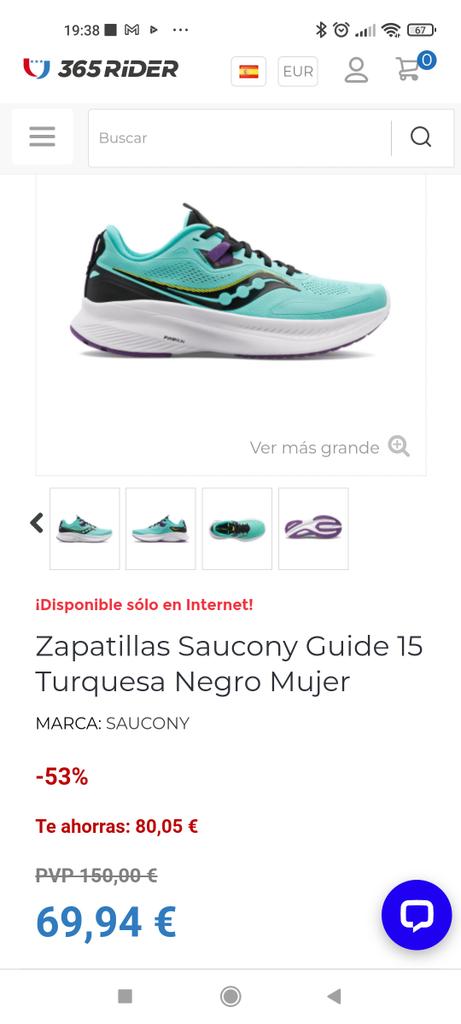 buscazapas's tweet photo. Mirad que #Chollo para #mujeresquecorren La tope de gama para #runners #pronadoras de @SauconySpain . La #guide15 a precio de derribo en @365rider
🔗https://t.co/4u02JLa03n
👆🏻👆🏻👆🏻👆🏻👆🏻👆🏻👆🏻👆🏻👆🏻👆🏻👆🏻
#afiliado https://t.co/5mCdEQN2IT
