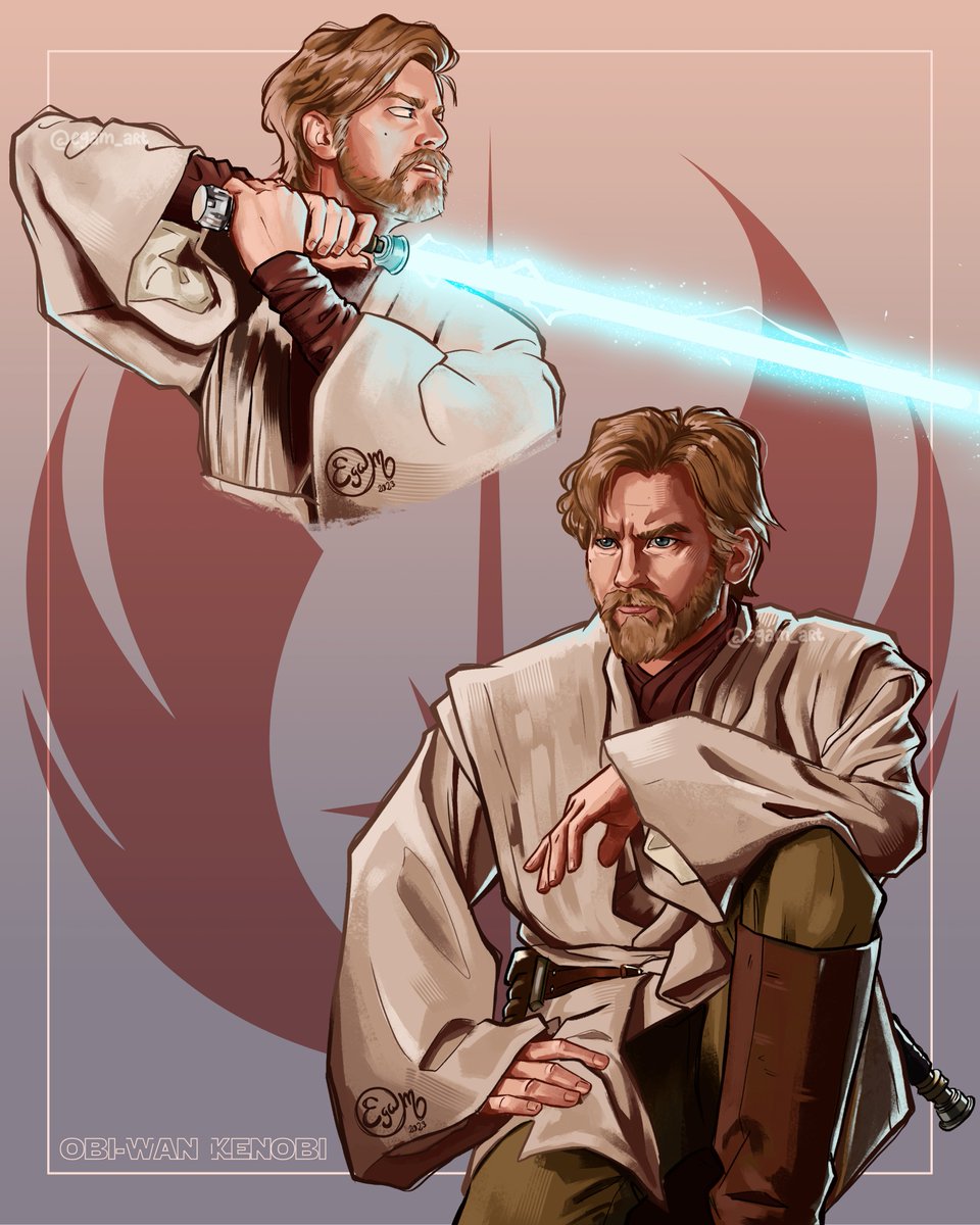 “The Force is what gives a Jedi his power. It’s an energy field created by all living things. It surrounds us and penetrates us. It binds the Galaxy together.”-Obi-Wan Kenobi 💫
#starwars #obiwankenobi #maytheforcebewithyou #fanart