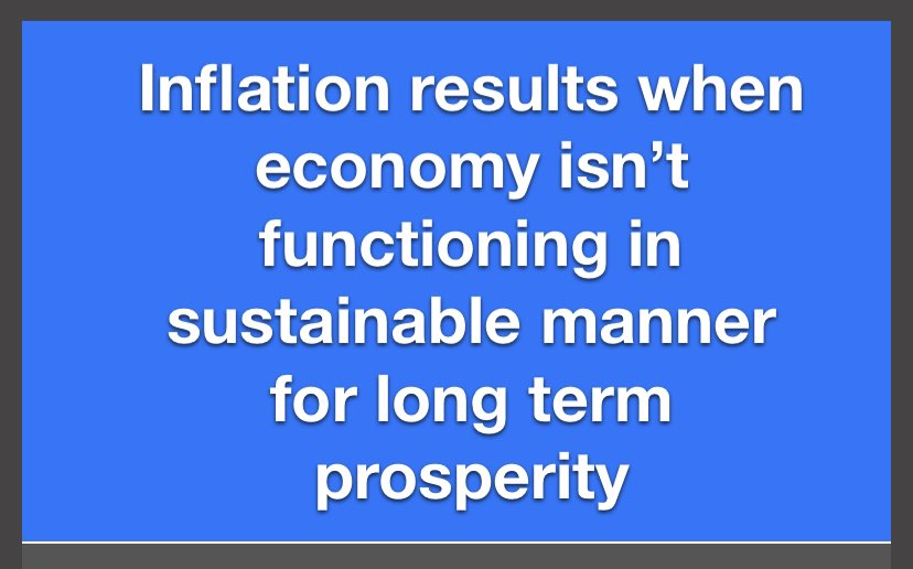 @wbmosler Americans must educate themselves in basic #economics

Suggest understand #inflation is from #resource scarcity especially nonrenewable fossil fuels relative to increasing demand #population growth

Politicians must educate not blame since they don’t ‘control’ it

#FAM46