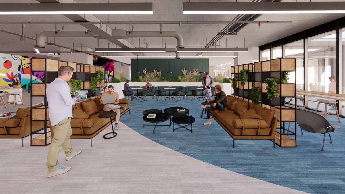 It's time to create inspiring office environments that promote productivity and well-being by incorporating amenity-rich spaces, comfortable furniture, art, accessories and plantscape. Let us show you how to create functional and aesthetically pleasing environments! #OfficeDesign