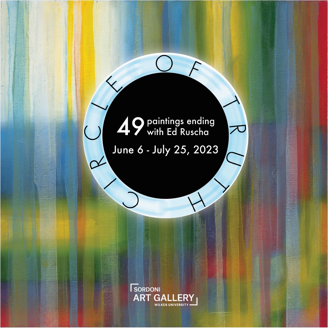 SordoniGallery's tweet photo. Our next exhibition, Circle of Truth, opens on June 6. Today we are beginning a daily feature that will run through the end of the exhibition.  The artists featured in the exhibition are part of “the Circle.” The show is a domino chain that started with a source painting. 1/2 🧵 https://t.co/NNTJX0BOw5