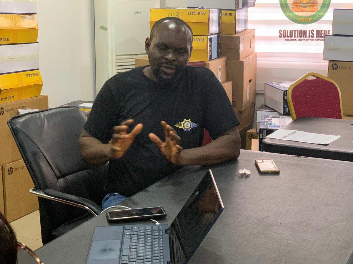 ANdotICTA's tweet photo. We just concluded a meeting with the esteemed Mr. Callistus Igwilo, Country Chief Technical Officer at Domineum Blockchain. The focus was the adoption of blockchain for revolutionizing government operations in Anambra State.

Read all about it here👇

https://t.co/AYNJzzDiEU https://t.co/ONqMOxgGCw