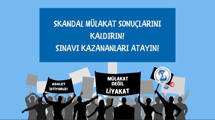 Sayın Başkan Seçim sürecinde Ne demiştiniz?

Yazılı sınavı esas alacağız.. 

Kamuoyuna yansıyan sonuçlar  bir kez daha liyakatsizliğin belgesi oldu. 

Aile ve Sosyal Hizmetler Bakanlığında yaşanan skandal niteliğindeki mülakat iptal edilmelidir! 
#ASHBmülakatıiptalet