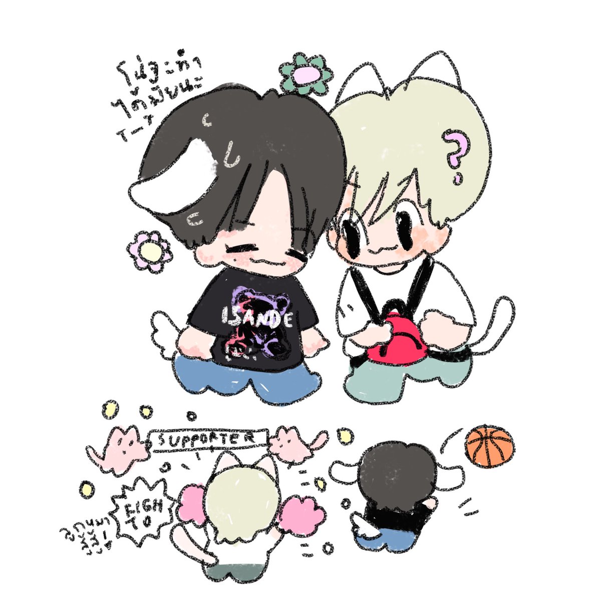 「โน่สู้สู้ ^⌯ ·̫ ⌯^」|. ❛ ৺ ❛🍎のイラスト