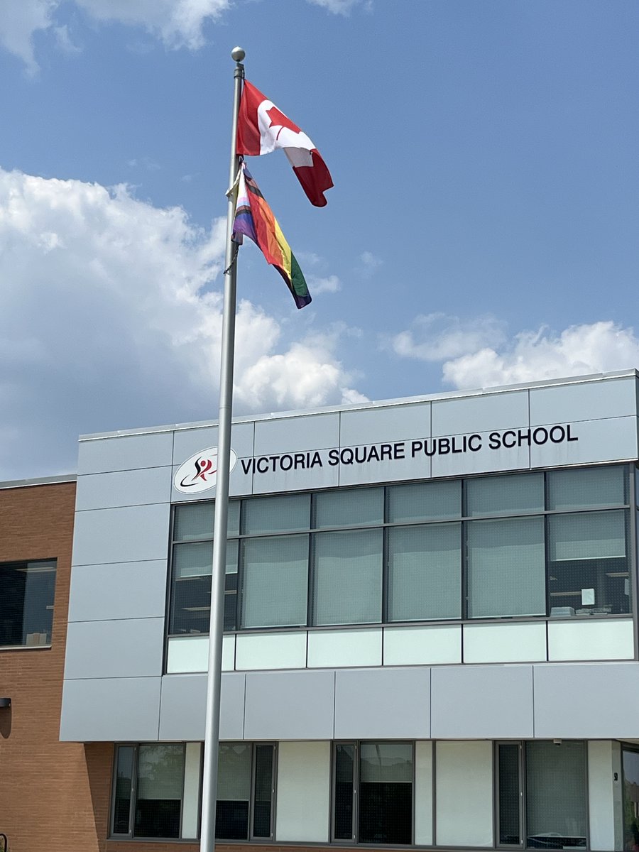Today we have raised our Progressive #PRIDE flag for #PRIDEmonth. We celebrate diversity, embrace individuality and create a safe space for all students, staff and families. We show support for the 2SLGBTQI+ community and raise it as a symbol of unity, resilience...