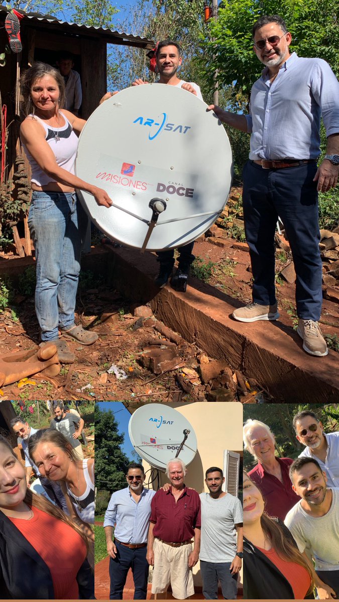 Nereak's tweet photo. Seguimos comprometidos, llevamos antenas satelitales a los vecinos de #coloniaPrimavera que ya cuentan con el beneficio de acceder de manera gratuita a canales provinciales y nacionales. Gestión del Dr. Juan José Laudin https://t.co/KY66k0CuYe