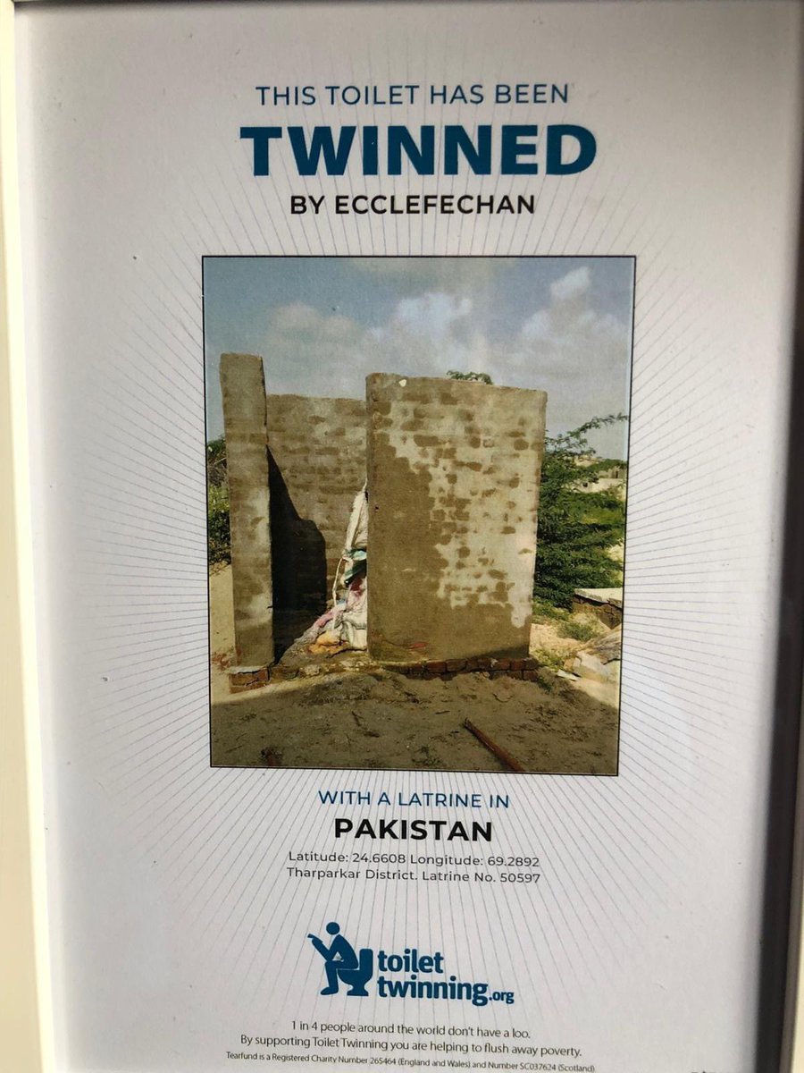 During the Easter holidays our Ecclefechan Youth Group members participated in painting the public toilets supported by the community council.
They have also fundriased to twin the toilet with one in Pakistan 👏
#ThisIsYouthWork #ToiletTwin