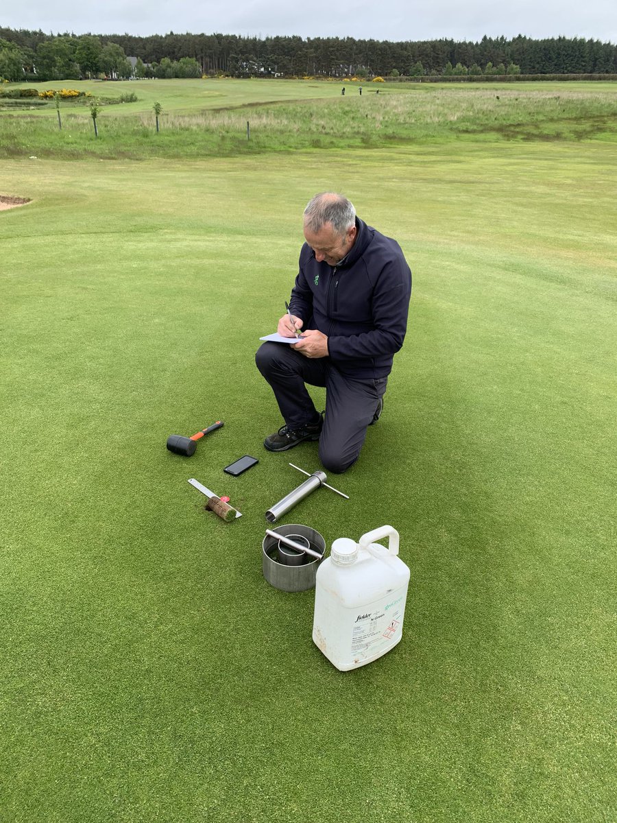 GroGreenPaul1's tweet photo. Great day out today with Robert Patterson (Grassman Turf Solutions), at Elgin GC and Maverston GC to do some GroGreen Performance Testing
Both courses were is fantastic condition and the factual test results backed this up.
Both courses are a credit to the two teams👌🏻⛳️ https://t.co/c7wNCxA40y