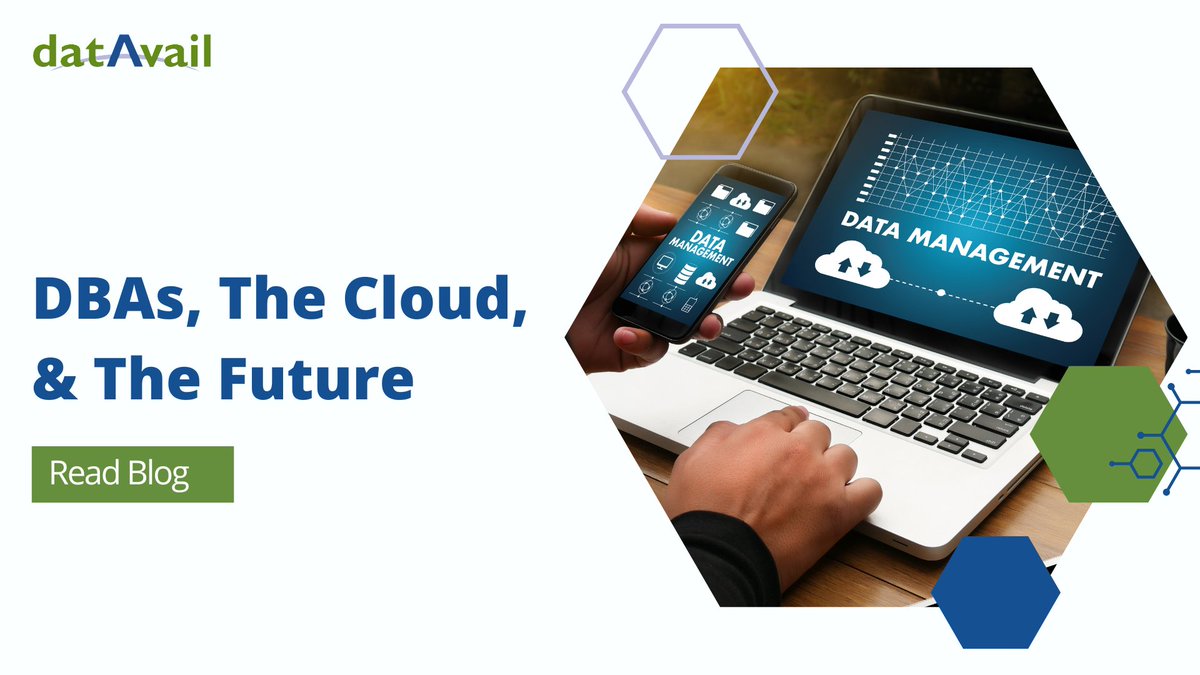datavail's tweet photo. Exciting times for DBAs! Our blog post explores how the cloud is reshaping the role of #DatabaseAdministrators. Discover the new skills &amp; tools you need to thrive in this #cloud-driven era. Read more: https://t.co/LAtFPIlJDQ
.
#automation #dba #technology #artificialintelligence https://t.co/M5Hn4X9ktH