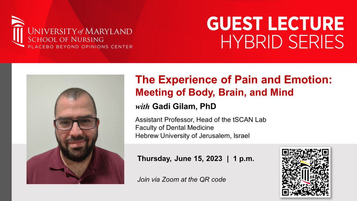 The mind, the brain, and the body enter a bar…
No joke, I’ll talk about the experience of pain and emotion on June 15, 1pm ET @UofMaryland CACPR/PBO virtual seminar #ChronicPain @Colloca_Lab @Colloca_Luana @HebrewU @Hujident @InstituteofDen1 details: calendar.umaryland.edu/?month=6&day=1…