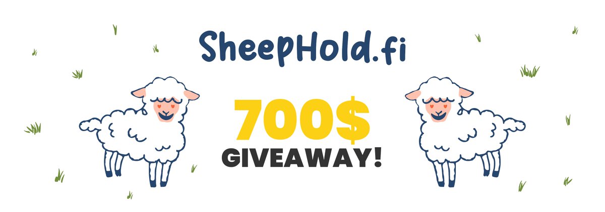 SheepHold's tweet photo. [OG #Giveaway]! Follow those steps:

Follow @SheppHold + RT 
OG registration if you didn't already: https://t.co/mvjqkd9Pa5
Join our Discord: https://t.co/KfQ3vvQpqp
#zkSync 
The winner will be announced on Friday 4pm UTC+2 
Good luck shepherds and see you soon for the launch
🥷. https://t.co/dmzbsLkQfL