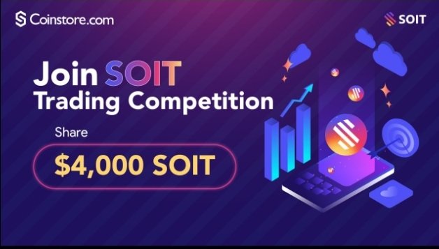 Join the SOIT Trading Competition to win a share of $4,000 worth of SOIT tokens Top 80 users with the highest trading volume on SOIT/USDT pairs will split 23,600 SOIT rewards Competition runs from May 25th to June 2nd (UTC+8)
#crypto #trading #SOI #CoinstoreTeamster  #Coinstore