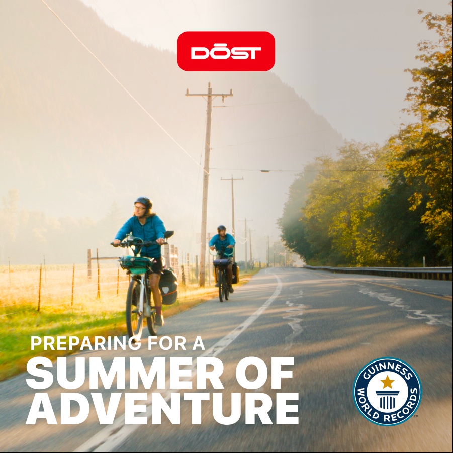 DOSTbikes's tweet photo. 🚲 A year ago, Skipper &amp; Flipper made history, riding over 7,000 miles on #DOSTBikes to set a new #GuinnessWorldRecord! Dive into Sam's latest blog for lessons from their epic adventure and tips for your own adventures this summer: https://t.co/nnKgR5MnL3 https://t.co/wcKGocmUms