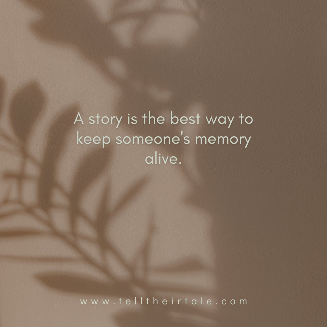telltheirtale's tweet image. Keep the memories of loved ones alive by sharing their stories. #MemoryKeeping #HonorLovedOnes #TellTheirTale