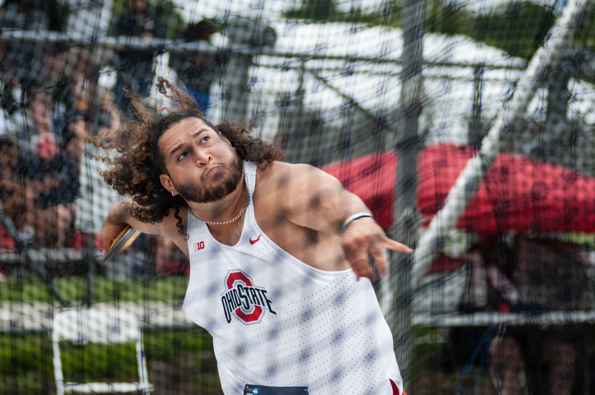 Also competing in discus at the NCAA Championships is <a href="/AvilesCarlos75/">Carlos Aviles</a> 🎟️‼️

Carlos had his season-best throw (58.91m) at the Big Ten Championships and took the eighth spot (56.94m) at the NCAA East First Round!

#GoBucks