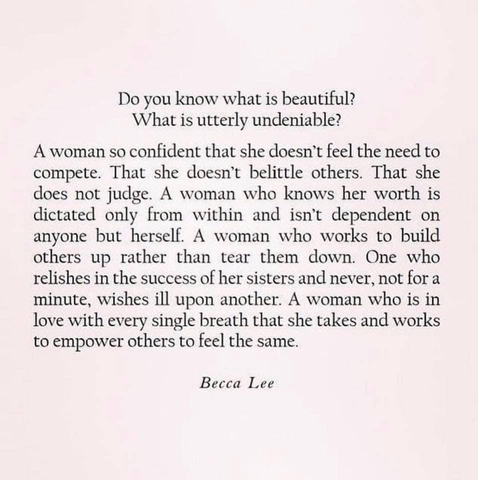 Go be beautiful 😍 

#confidence #innerbeauty
