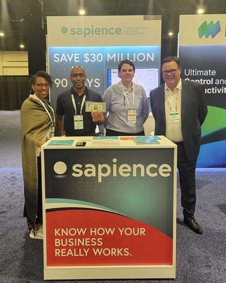 Sapience's tweet photo. Open for business at the Gartner CFO Finance and Executive Conference and ready to save you millions!
#Sapience #SapiencetransparenSEE #Savemillions #GartnerCFO https://t.co/3ZhETtdmSy