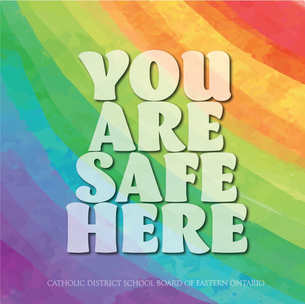 Tomorrow marks the beginning of #PrideMonth, and the CDSBEO takes pride in who you are! For the CDSBEO, allyship is paramount as we strive to ensure that every student, staff, and community member knows that YOU ARE SAFE HERE.